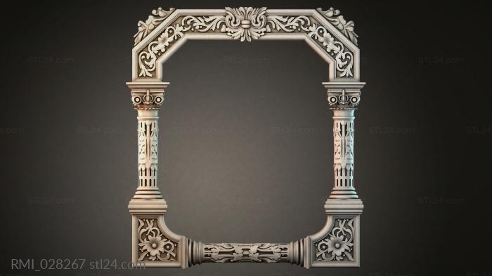 Рамы декоративные, обрамления (RMI_028267) 3D модель для ЧПУ станка