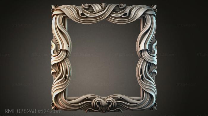 Рамы декоративные, обрамления (RMI_028268) 3D модель для ЧПУ станка
