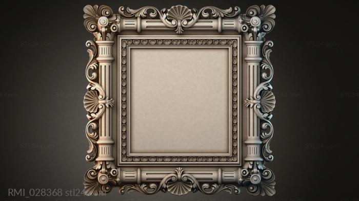 Рамы декоративные, обрамления (RMI_028368) 3D модель для ЧПУ станка