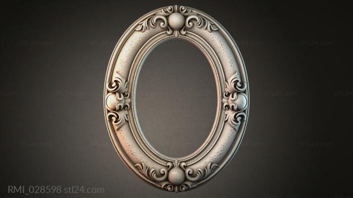 Рамы декоративные, обрамления (RMI_028598) 3D модель для ЧПУ станка