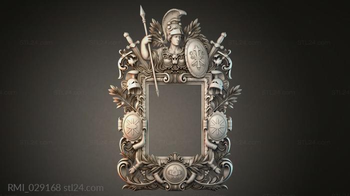 Рамы декоративные, обрамления (RMI_029168) 3D модель для ЧПУ станка