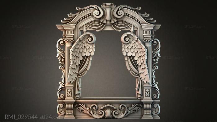 Рамы декоративные, обрамления (RMI_029544) 3D модель для ЧПУ станка