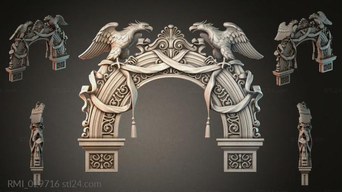 Рамы декоративные, обрамления (RMI_029716) 3D модель для ЧПУ станка