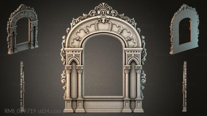 Рамы декоративные, обрамления (RMI_029719) 3D модель для ЧПУ станка