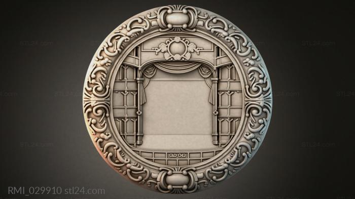 Рамы декоративные, обрамления (RMI_029910) 3D модель для ЧПУ станка
