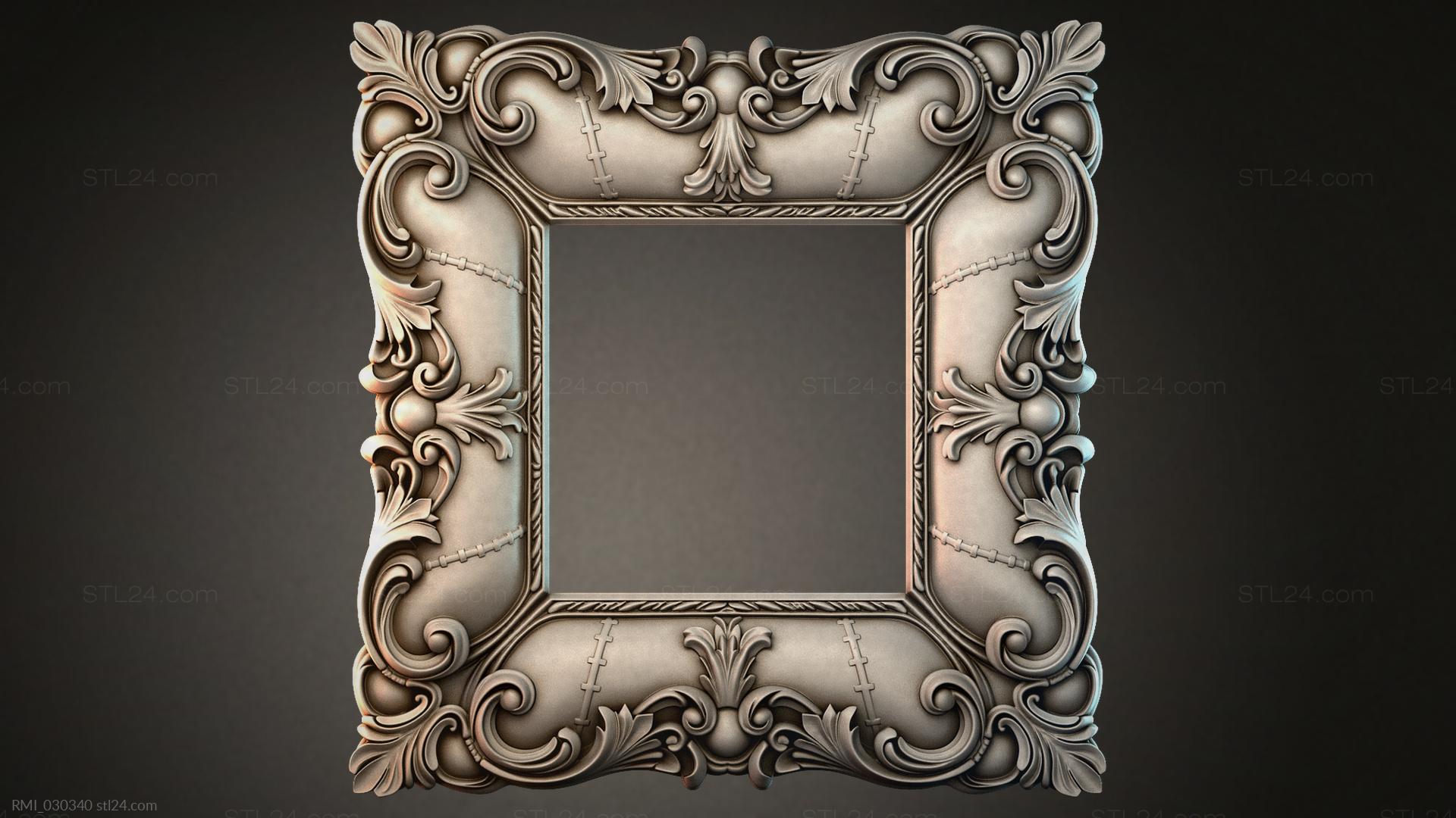 Decorative frames, framing - RMI_030340. 3D stl model for CNC