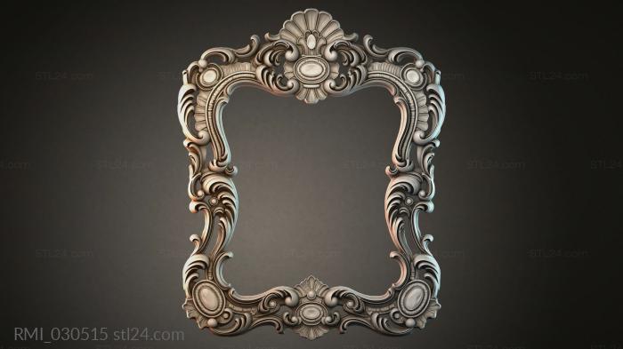 Рамы декоративные, обрамления (RMI_030515) 3D модель для ЧПУ станка