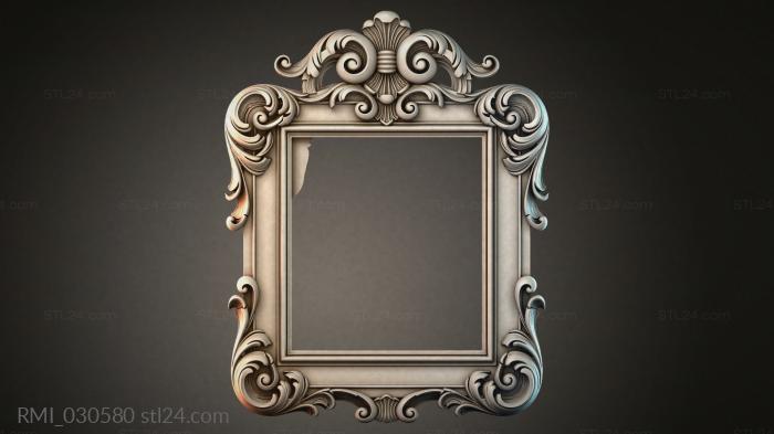 Рамы декоративные, обрамления (RMI_030580) 3D модель для ЧПУ станка