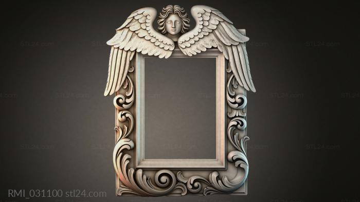 Рамы декоративные, обрамления (RMI_031100) 3D модель для ЧПУ станка