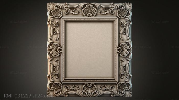 Рамы декоративные, обрамления (RMI_031229) 3D модель для ЧПУ станка