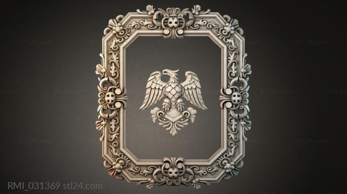 Рамы декоративные, обрамления (RMI_031369) 3D модель для ЧПУ станка