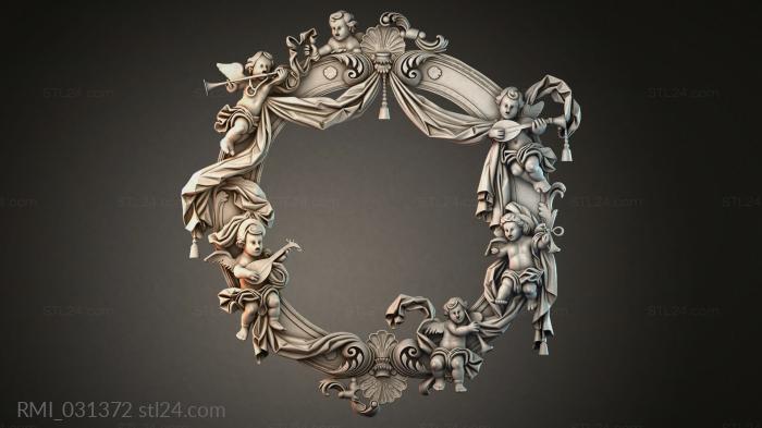 Рамы декоративные, обрамления (RMI_031372) 3D модель для ЧПУ станка