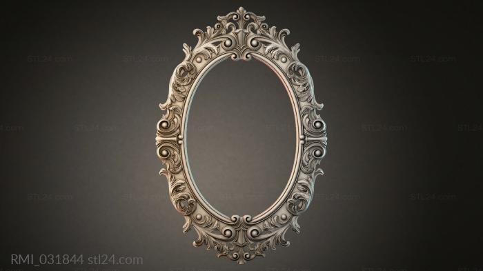 Рамы декоративные, обрамления (RMI_031844) 3D модель для ЧПУ станка