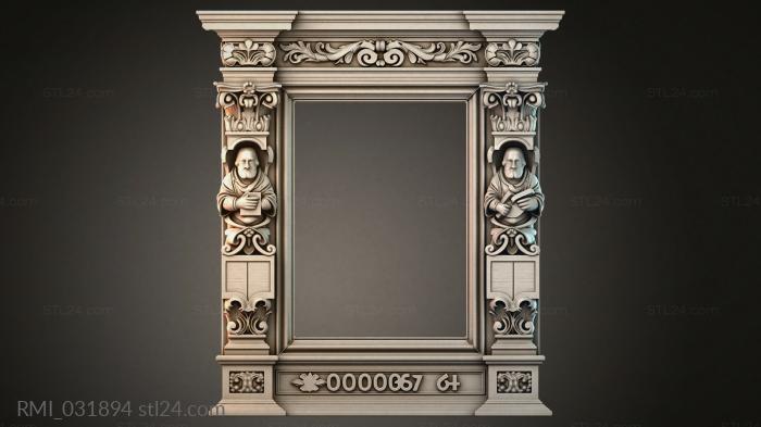 Рамы декоративные, обрамления (RMI_031894) 3D модель для ЧПУ станка