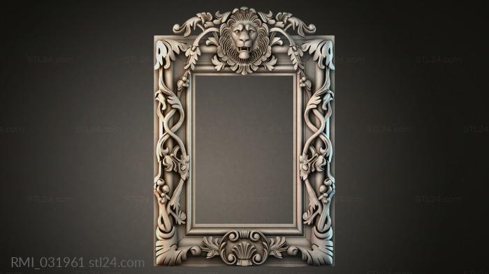 Рамы декоративные, обрамления (RMI_031961) 3D модель для ЧПУ станка