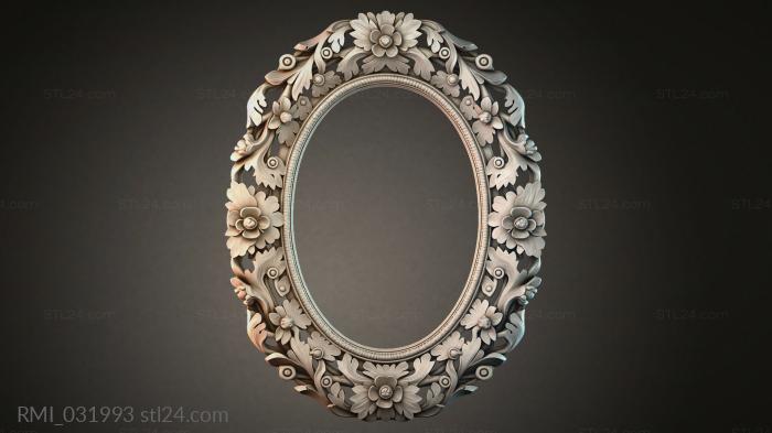 Рамы декоративные, обрамления (RMI_031993) 3D модель для ЧПУ станка