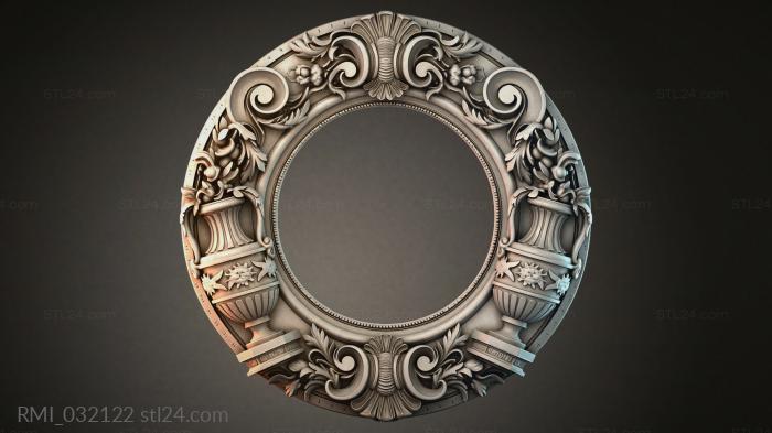 Рамы декоративные, обрамления (RMI_032122) 3D модель для ЧПУ станка