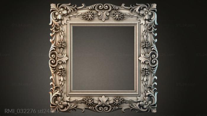 Рамы декоративные, обрамления (RMI_032276) 3D модель для ЧПУ станка