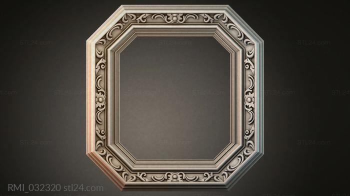 Рамы декоративные, обрамления (RMI_032320) 3D модель для ЧПУ станка