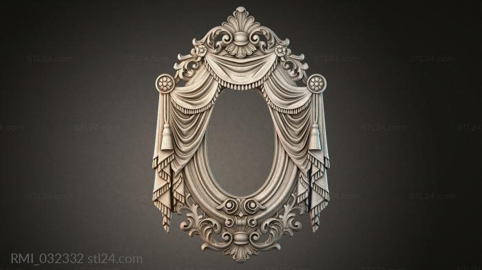 Рамы декоративные, обрамления (RMI_032332) 3D модель для ЧПУ станка