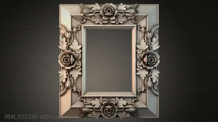 Рамы декоративные, обрамления (RMI_032369) 3D модель для ЧПУ станка