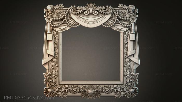 Рамы декоративные, обрамления (RMI_033154) 3D модель для ЧПУ станка