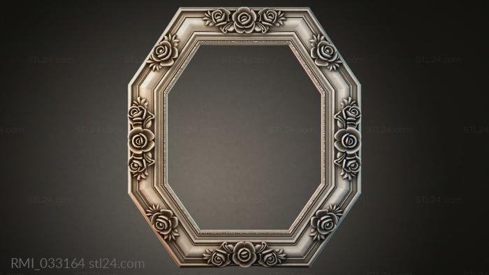 Рамы декоративные, обрамления (RMI_033164) 3D модель для ЧПУ станка