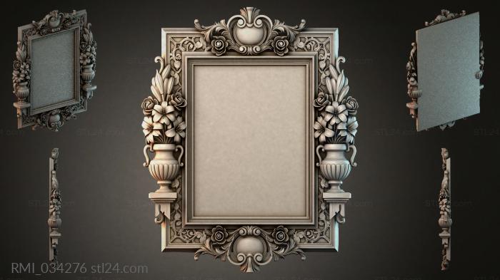 Рамы декоративные, обрамления (RMI_034276) 3D модель для ЧПУ станка