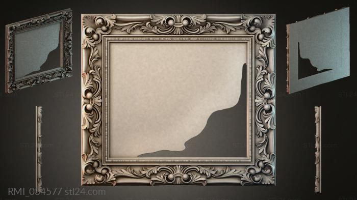 Рамы декоративные, обрамления (RMI_034577) 3D модель для ЧПУ станка