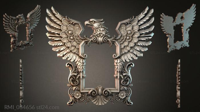 Рамы декоративные, обрамления (RMI_034656) 3D модель для ЧПУ станка