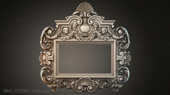 Рамы декоративные, обрамления (RMI_037083) 3D модель для ЧПУ станка