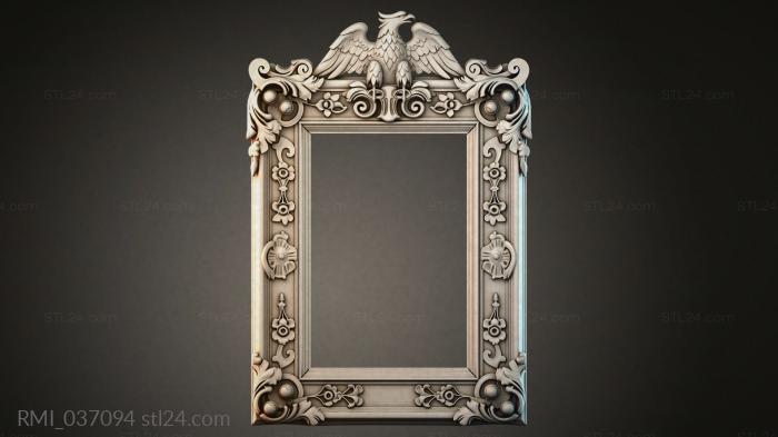 Рамы декоративные, обрамления (RMI_037094) 3D модель для ЧПУ станка