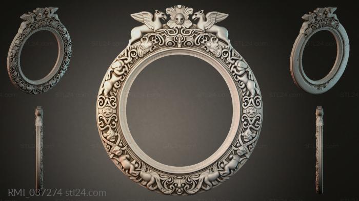 Рамы декоративные, обрамления (RMI_037274) 3D модель для ЧПУ станка