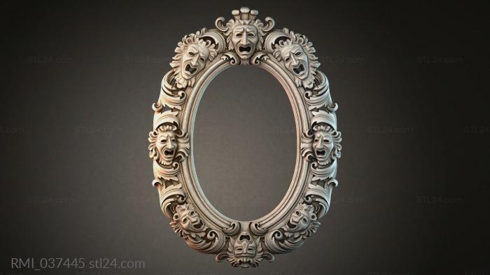 Рамы декоративные, обрамления (RMI_037445) 3D модель для ЧПУ станка