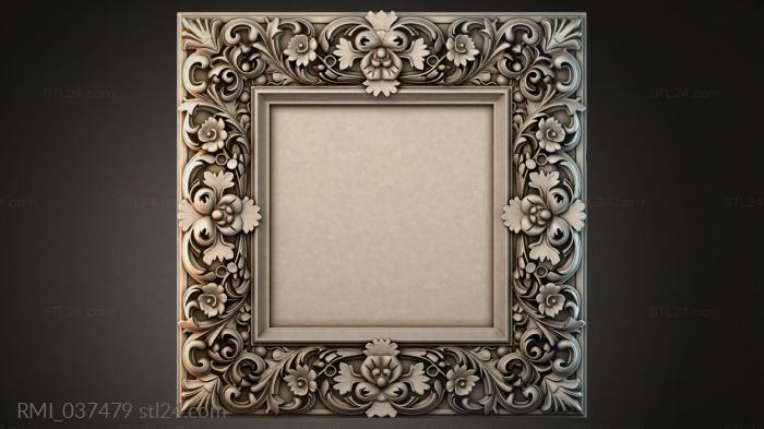 Рамы декоративные, обрамления (RMI_037479) 3D модель для ЧПУ станка