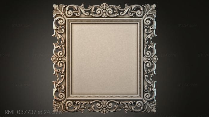 Рамы декоративные, обрамления (RMI_037737) 3D модель для ЧПУ станка