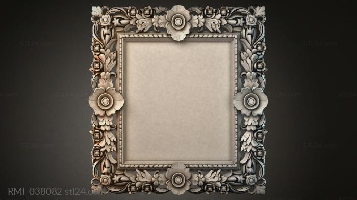 Рамы декоративные, обрамления (RMI_038082) 3D модель для ЧПУ станка