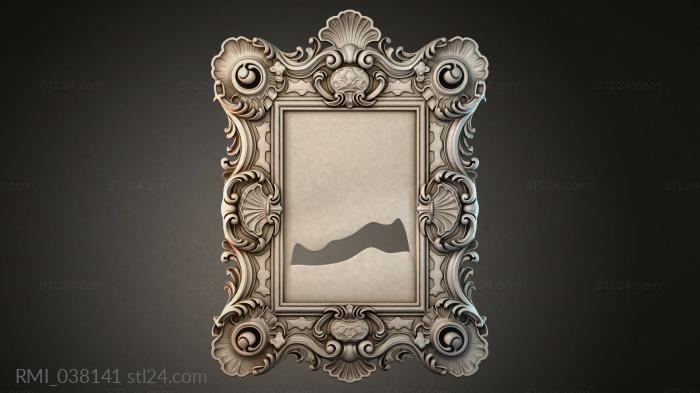 Рамы декоративные, обрамления (RMI_038141) 3D модель для ЧПУ станка