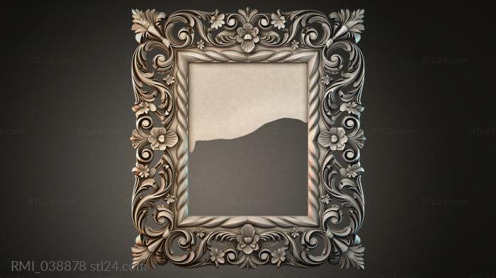 Рамы декоративные, обрамления (RMI_038878) 3D модель для ЧПУ станка