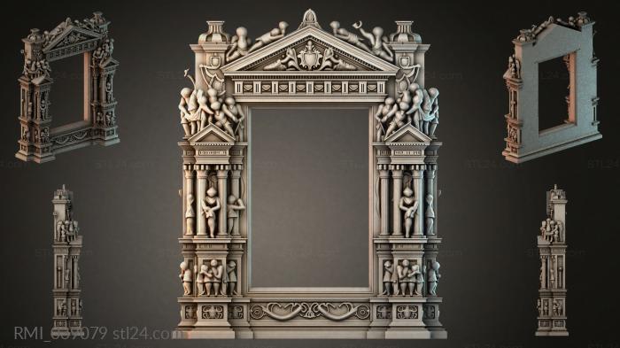 Рамы декоративные, обрамления (RMI_039079) 3D модель для ЧПУ станка