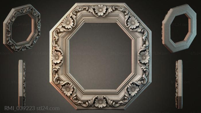 Рамы декоративные, обрамления (RMI_039223) 3D модель для ЧПУ станка