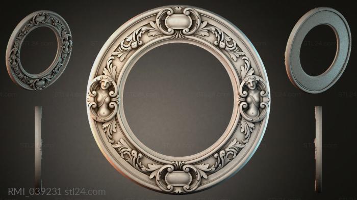 Рамы декоративные, обрамления (RMI_039231) 3D модель для ЧПУ станка