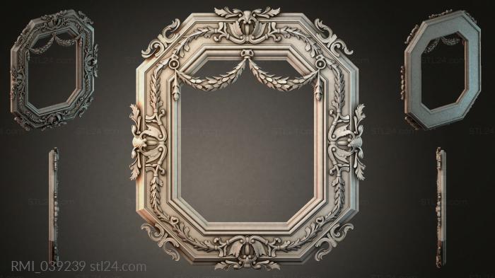 Рамы декоративные, обрамления (RMI_039239) 3D модель для ЧПУ станка