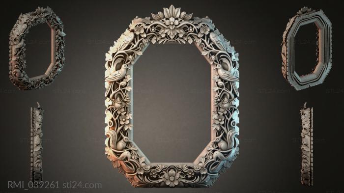 Рамы декоративные, обрамления (RMI_039261) 3D модель для ЧПУ станка