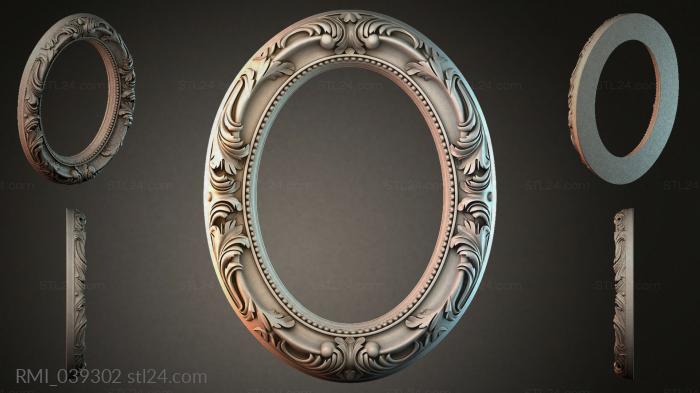 Рамы декоративные, обрамления (RMI_039302) 3D модель для ЧПУ станка