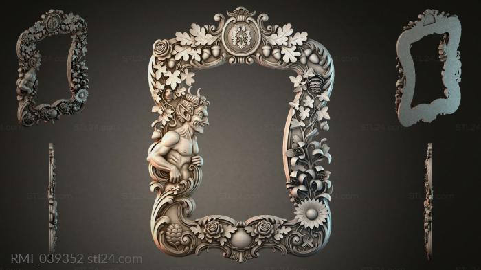Рамы декоративные, обрамления (RMI_039352) 3D модель для ЧПУ станка