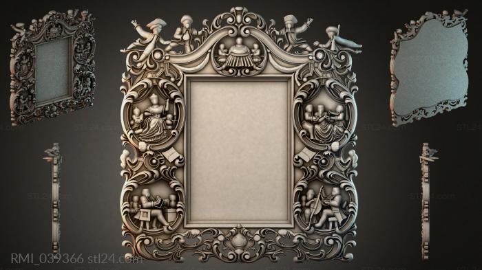 Рамы декоративные, обрамления (RMI_039366) 3D модель для ЧПУ станка