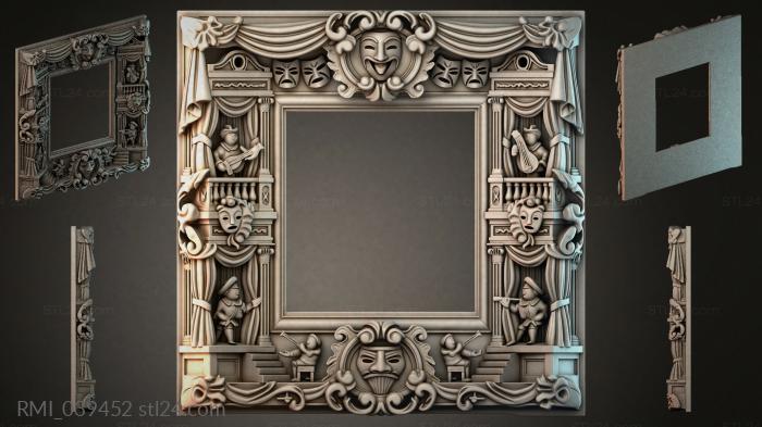 Рамы декоративные, обрамления (RMI_039452) 3D модель для ЧПУ станка