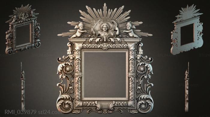 Рамы декоративные, обрамления (RMI_039879) 3D модель для ЧПУ станка