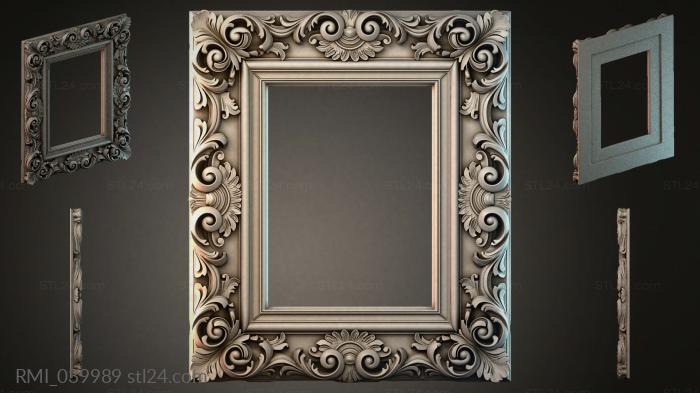 Рамы декоративные, обрамления (RMI_039989) 3D модель для ЧПУ станка